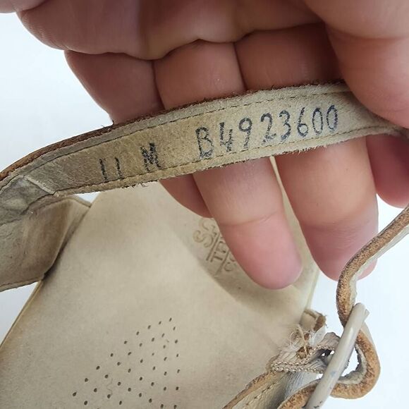 SAS Size 11 Women's Duo Quarter Strap Sandals Warm Stone O - Picture 7 of 9